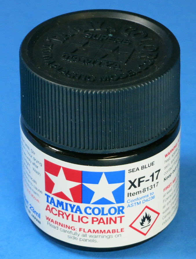 Tamiya Acrylic 23ml 81317 XF-17 Sea Blue