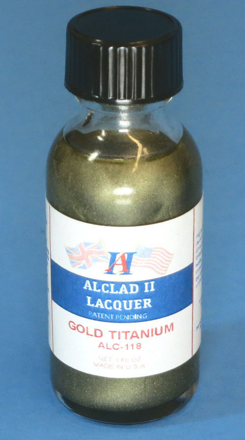 Alclad ALC118 Gold Titanium Lacquer Paint 1oz
