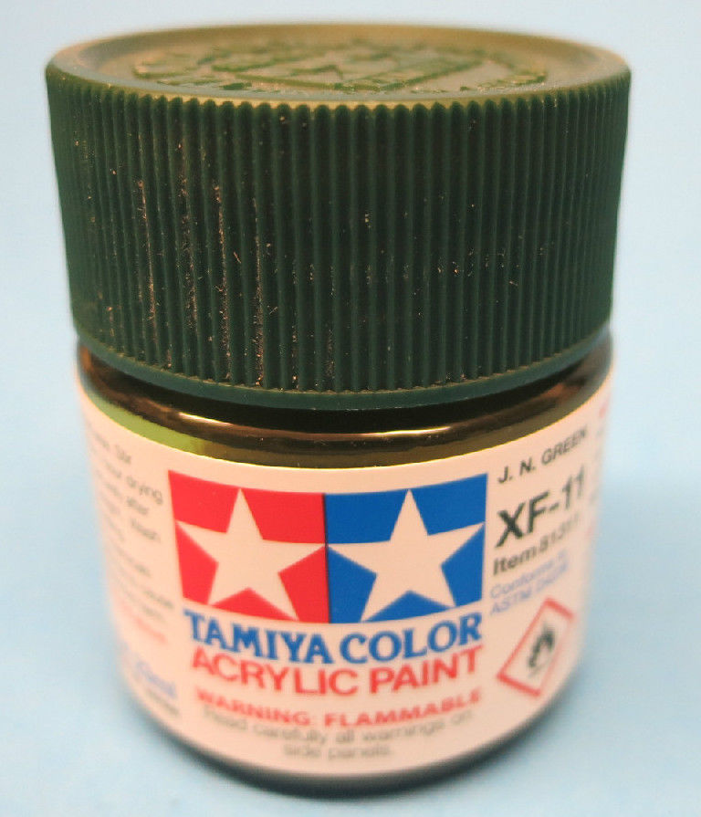 Tamiya Acrylic 23ml 81311 XF-11 Japanese Navy Green