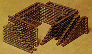 Tamiya 1/35 Brick Wall Set 35028
