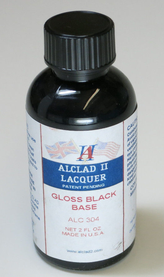 Alclad ALC304 Gloss Black Lacquer Base 2oz