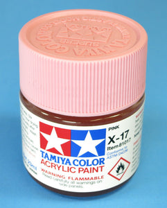 Tamiya Acrylic 23ml 81017 X-17 Gloss Pink