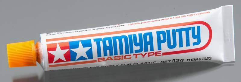 Tamiya 87053 Putty Basic Type (Gray) 32g Tube Seam Filling
