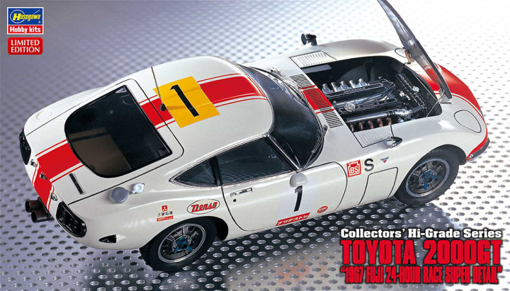 Hasegawa 1/24 Toyota 2000GT 1967 Fuji 24hr Endurance Race Super