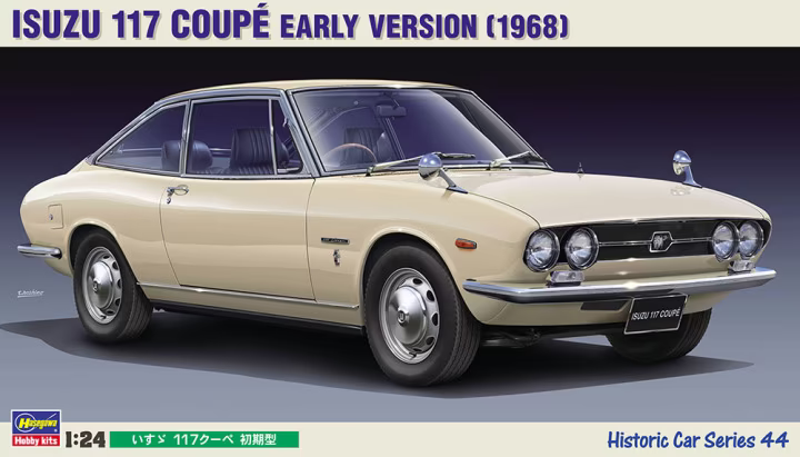 Hasegawa 1/24 Isuzu 117 Coupe Early Version (1968) 21144 – Burbank's House of Hobbies