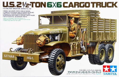 Tamiya 1/35 US 2.5 Ton 6X6 Cargo Truck 35218