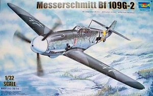 Trumpeter 1/32 Messerschmitt Bf109G-2 – Maquette Avion Allemand WWII – Kit Plastique à Assembler Et Peindre