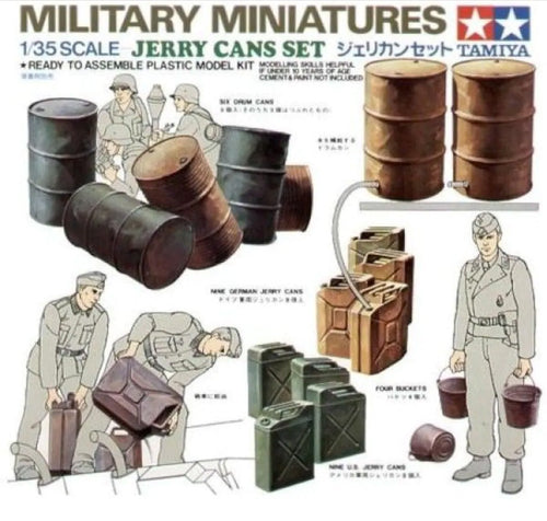 Tamiya 1/35 German Jerry Can Set 35026