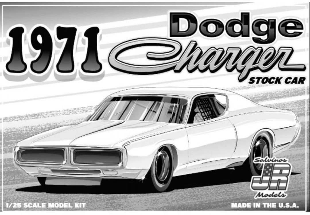 Salvinos 1/25 Dodge Charger 1971 Stock Car 