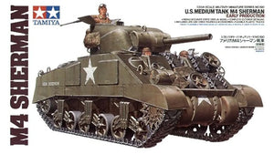 1/35 M4 Sherman Tank Early Plastic Model - 35190 - Brookhurst Hobbies