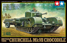 Load image into Gallery viewer, Tamiya 1/48 British Churchill Mk.VII Crocodile Flamethrower Tank 32594