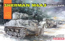 Load image into Gallery viewer, Dragon 1/72 US Sherman M4A3 (105mm) VVSS 7569