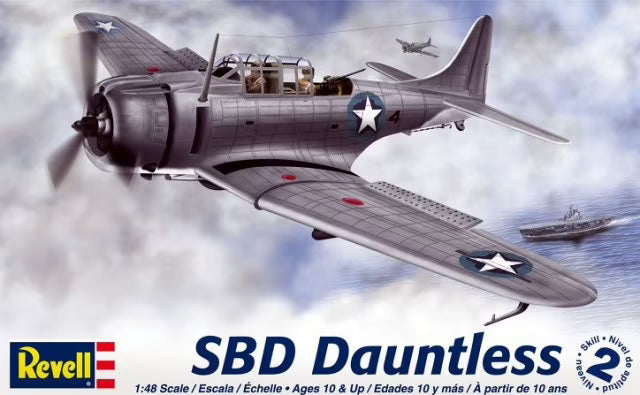 Revell 1/48 US Navy Douglas SBD Dauntless Dive Bomber 855249
