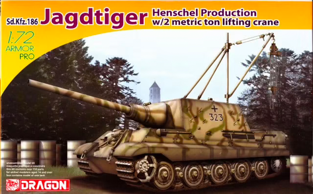 Dragon 1/72 German Jagdtiger Henschel Production 7345 SALE Dragon 1/72 German Jagdtiger Henschel Production 7345 SALE