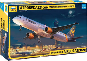 Zvezda 1/144 Airbus A321neo Civil Airliner Condor 7040