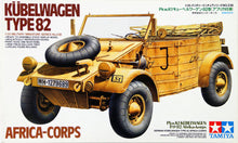 Load image into Gallery viewer, Tamiya 1/35 German Kubelwagen Type 82 Africa 35238