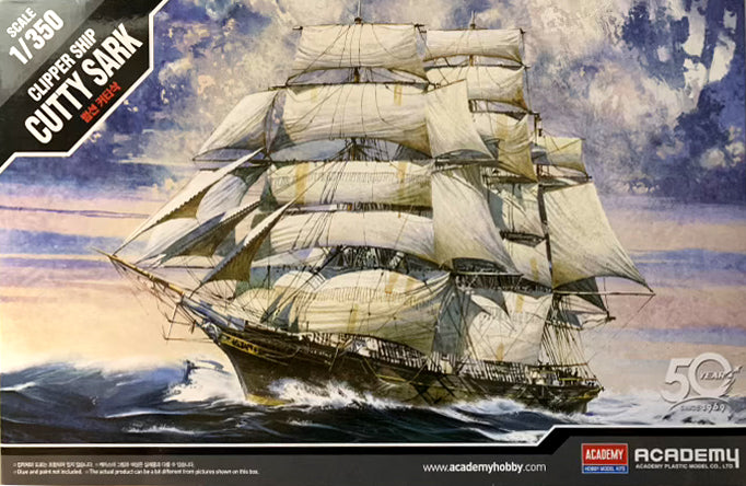 Academy 1/350 US Clipper Ship Cutty Sark 14110 – Burbank's House