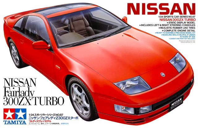 Tamiya 1/24 Nissan Fairlady 300 ZX Turbo 24087' – Burbank's House Tamiya 1/24 Nissan Fairlady 300 ZX Turbo 24087' – Burbank's House