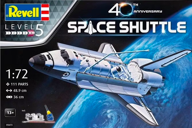 Revell 1/72 Space Shuttle Orbiter 40th Annivesary 05673