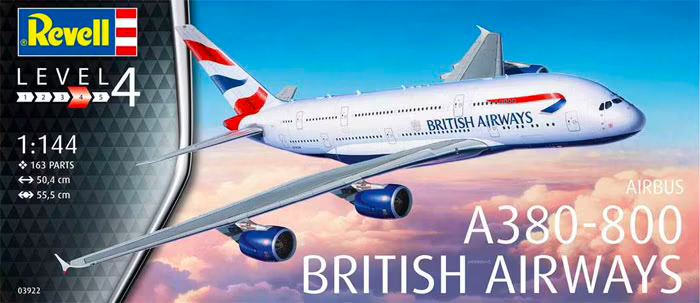 Revell 1/144 A380-800 British Airways 03922