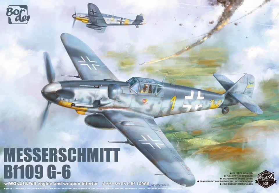 Border 1/35 German Bf109G-6 FIghter BF001