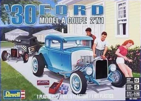 Revell 1/24  Ford Model A Coupe 1930 2 'n 1 Kit 85-4464