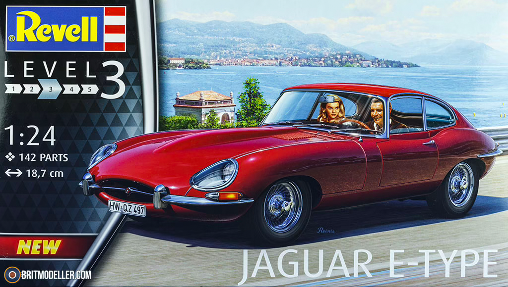 Revell 1/24 Jaguar E-Type Coupe 07668