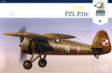 Load image into Gallery viewer, Arma Hobby 1/48 Polish PZL P.11c Fighter 40002