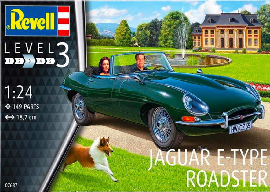 Revell 07687, 7687 - Jaguar E-Type Roadster