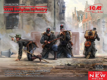 Load image into Gallery viewer, ICM 1/35 WWI Belgian Infantry 35680