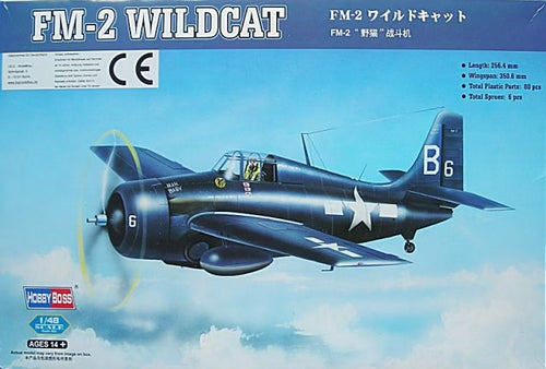 HobbyBoss 1/48 US FM-2 Wildcat 80330C OPEN BOX