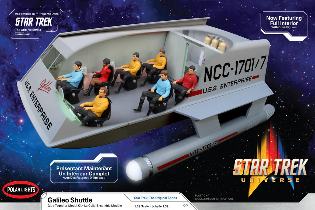 Polar Lights Star Trek TOS 1/32 Galileo Shuttle W/Interior POL995