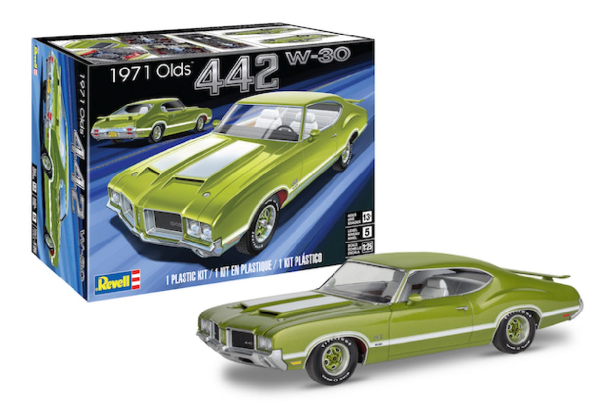 Revell 1/25 Oldsmobile 442 W-30 1971 85-4511 – Burbank's House of Hobbies