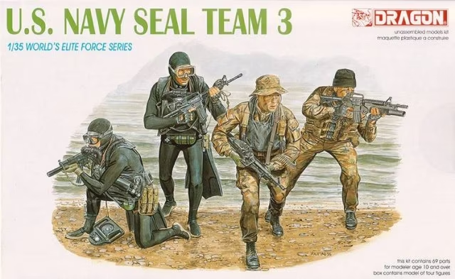 Dragon 1/35 US Navy Seals Team 3 (World's Elite Forces Series
