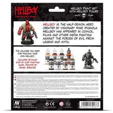Load image into Gallery viewer, Vallejo 70.187 Hellboy the Board Game Paint Set Includes Hellboy Figure