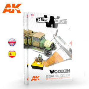 AK Interactive Book AK4901 Worn Art Collection 01 "Wooden"