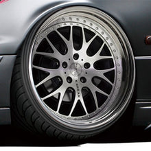 Load image into Gallery viewer, Aoshima 1/24 Rim &amp; Tire Set (101) K. Break  Hybreed Cross Nine 19" 06114
