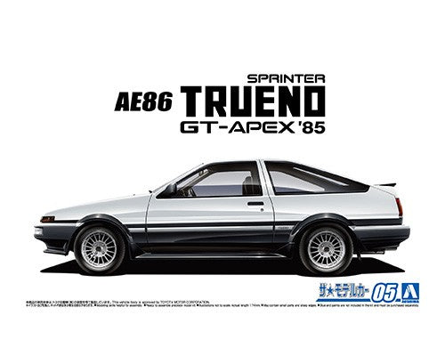 Aoshima 1/24 Toyota AE86 Sprinter Trueno GT-Apex '85 06141