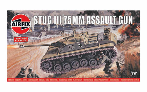 Airfix 1/76 German Stug III 75mm Assault Gun A01306V