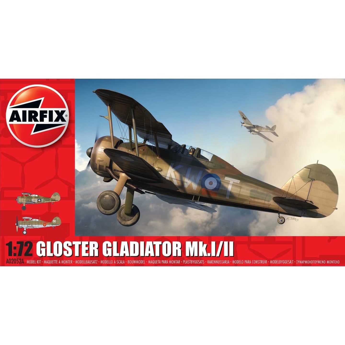 Airfix 1/72 British Gloster Gladiator Mk.I/II A02052A