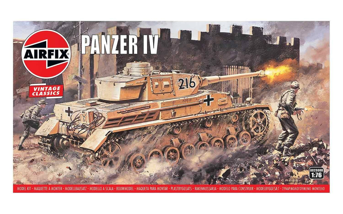 Airfix 1/76 German Panzer IV A02308V