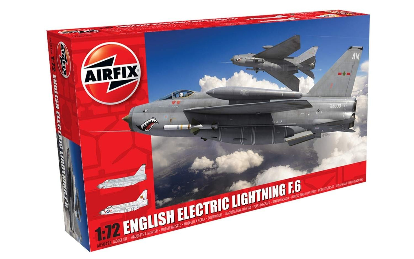 Airfix 1/72 British English Electric Lightning F.6 Plastic Model Kit 05042A