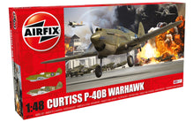 Load image into Gallery viewer, Airfix 1/48 US Curtiss P-40B Warhawk Plastic Model Kit A05130