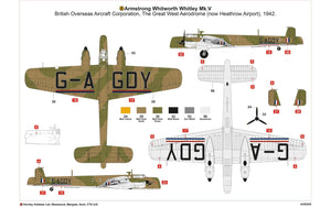 Airfix 1/72 British Armstrong Whitworth Whitley Gr.Mk.VII A09009