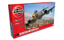Load image into Gallery viewer, Airfix 1/48 British Gloster Meteor Fr.9 Plastic Kit A09188