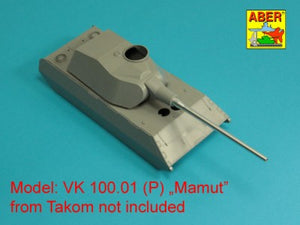 Aber 1/35 German 128mm PaK 44 L/55 for Vk 100.01(P) MAMMUT 35 L-327