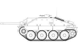 Airfix 1/35 German Jagdpanzer Hetzer 38(t) Late Version A1353