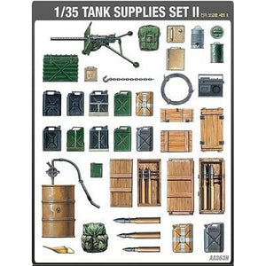 Academy 1/35 Allied & German Tank Supplies Set II 1383