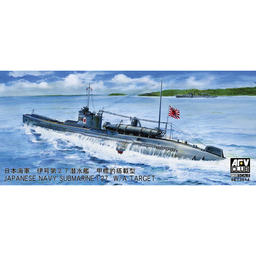 AFV Club 1/350 Japanese Navy Submarine I-27 W/A Target SE73514