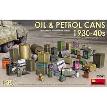 Load image into Gallery viewer, MiniArt 1/35 Oil &amp; Petrol Cans 1939-40s Set 35595